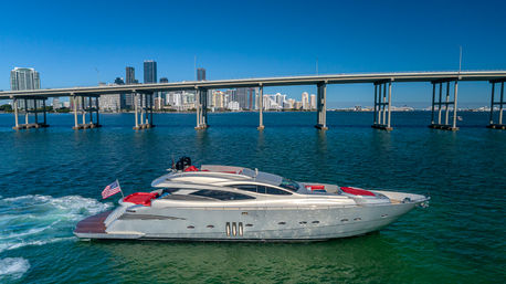 Level-Up Your Party: 9X Pershing 'Regal' 90" Super Yacht Charter image 7
