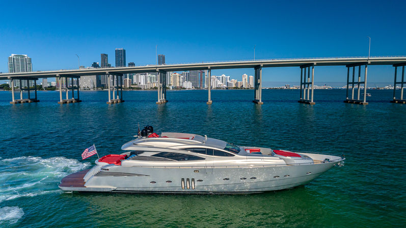 Level-Up Your Party: 9X Pershing 'Regal' 90" Super Yacht Charter image 7