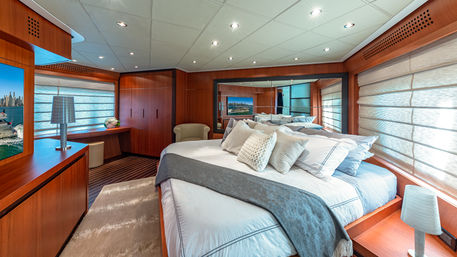 Level-Up Your Party: 9X Pershing 'Regal' 90" Super Yacht Charter image 9