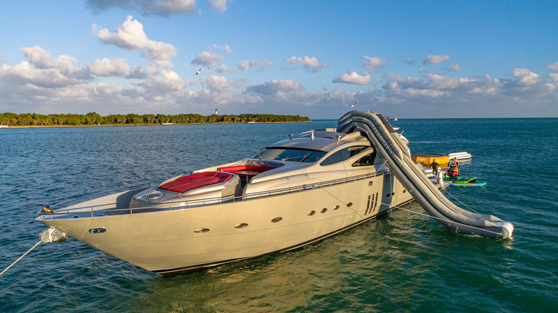 Level-Up Your Party: 9X Pershing 'Regal' 90" Super Yacht Charter image 13