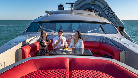 Level-Up Your Party: 9X Pershing 'Regal' 90" Super Yacht Charter image 3