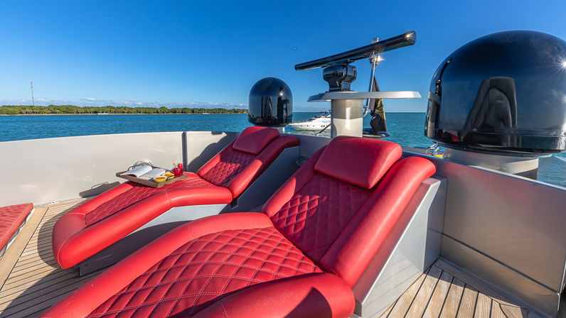 Level-Up Your Party: 9X Pershing 'Regal' 90" Super Yacht Charter image 10