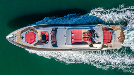 Level-Up Your Party: 9X Pershing 'Regal' 90" Super Yacht Charter image 6