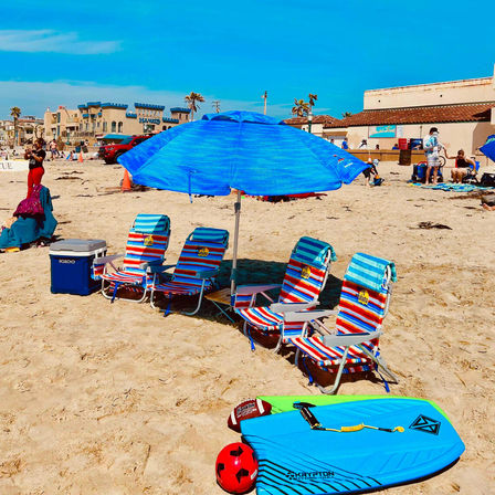 Ultimate Beach Setup: Everything You Need, Including Umbrella, Chairs, Beach Games & More (2-4 People) image 5