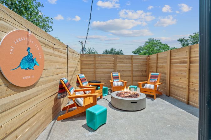 The Armadillo Zen Den: Designer Retreat in Travis Heights - Cowboy Pool, Putt-Putt, Cornhole & More image 54