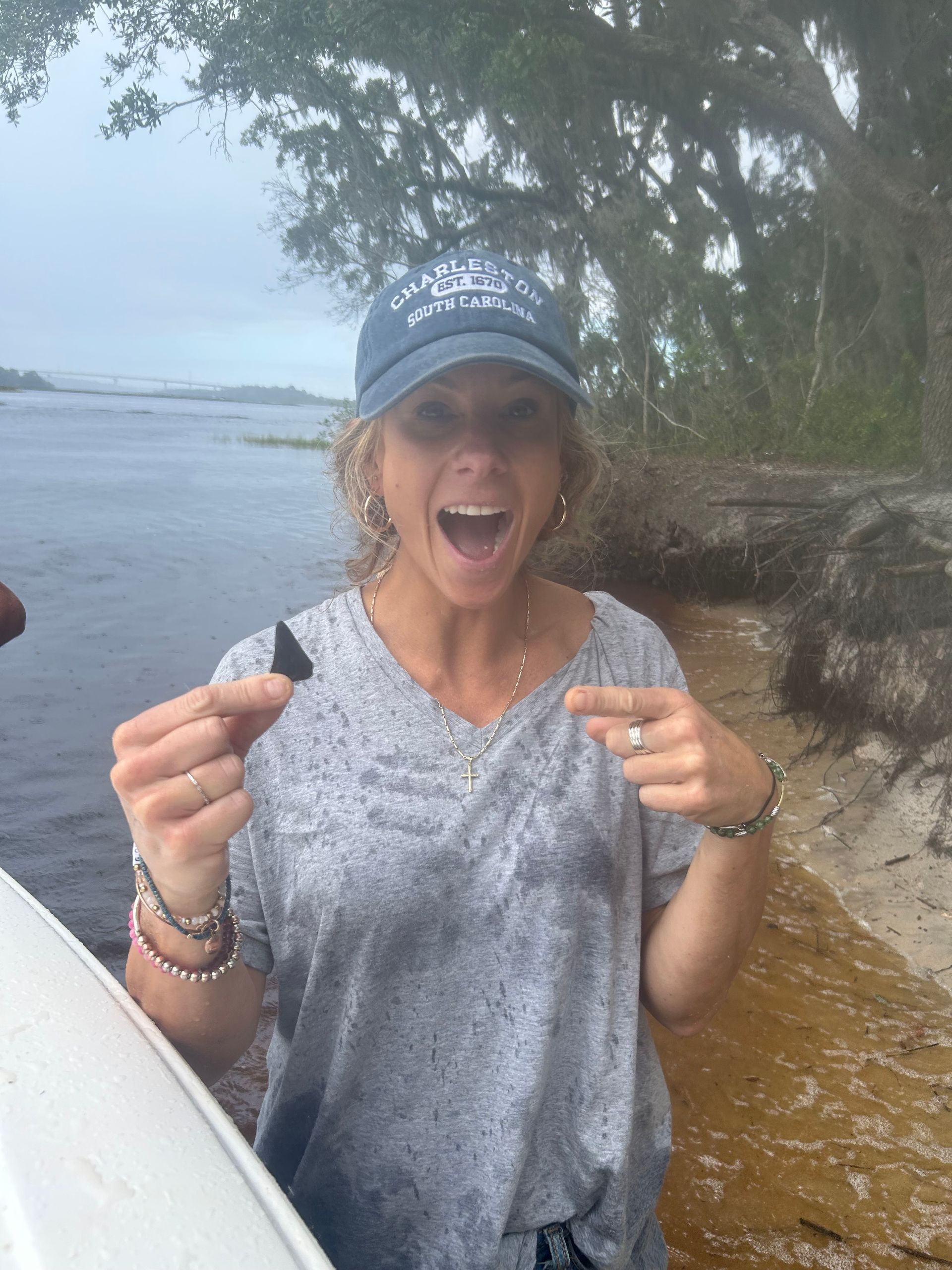 Barrier Island Shark Tooth and Fossil Hunt with Stunning Views image 1
