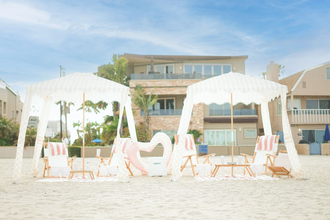 Cabana Beach Luxury All-Inclusive Setups For Mission Beach or Mission Bay image 5