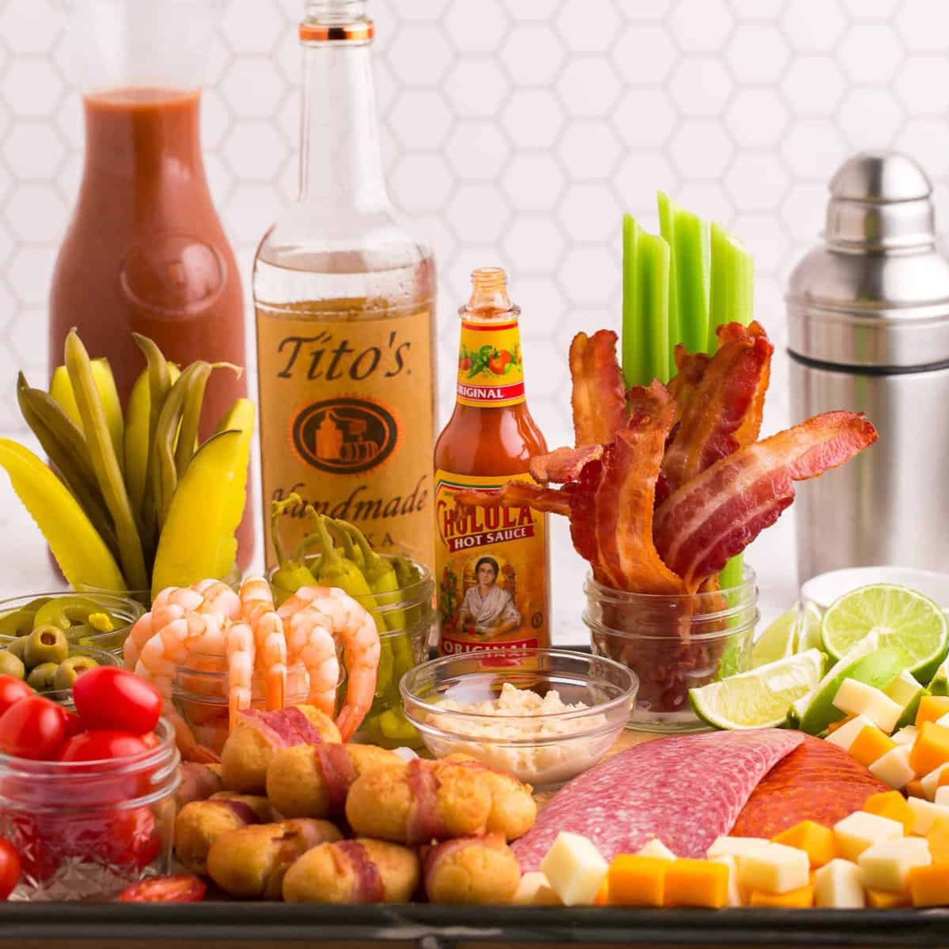 Mimosa & Bloody Mary Bar Setup & Stock The Fridge Delivery Services image 1