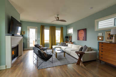 The Lyric: Modern 4-Bedroom Retreat with Rooftop Access and Fire Pit image 32