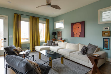 The Lyric: Modern 4-Bedroom Retreat with Rooftop Access and Fire Pit image 33