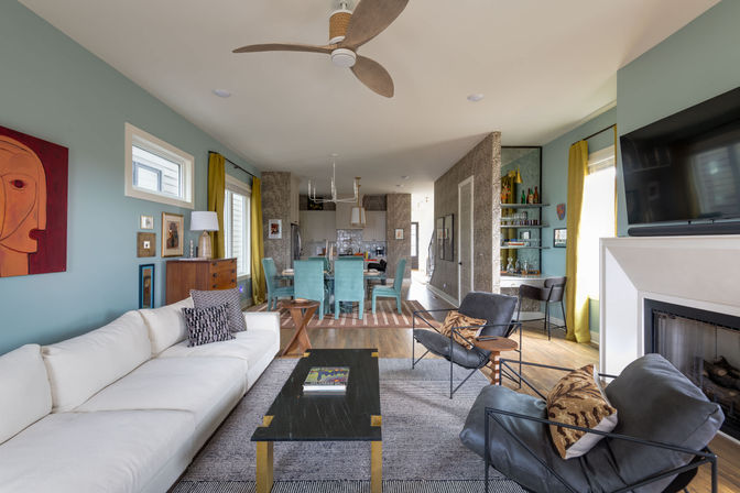 The Lyric: Modern 4-Bedroom Retreat with Rooftop Access and Fire Pit image 22