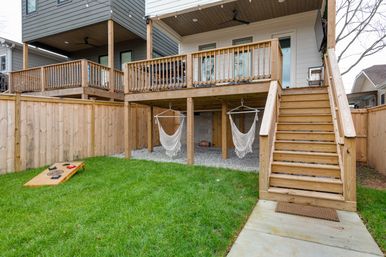 The Lyric: Modern 4-Bedroom Retreat with Rooftop Access and Fire Pit image 44