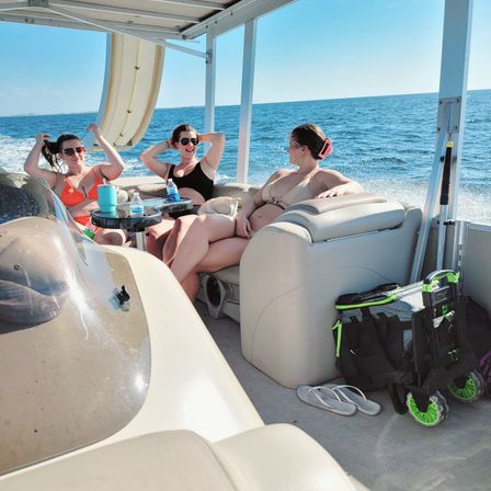 BYOB Party Boat with Island & Sandbar Parties, Snorkeling, River Cruising & More image 20