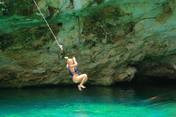 Cenote Splash Bach - Dive into Tulum's Hidden Gems image 1