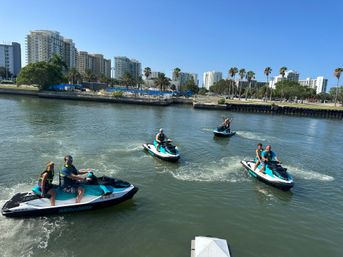 Hourly Jet Ski Tours with Life Jackets, Bluetooth Speaker & Coolers Provided image 1