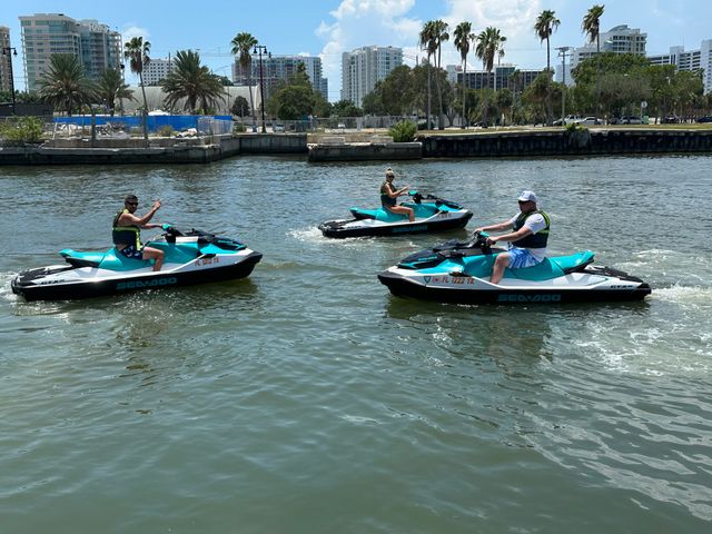 Hourly Jet Ski Tours with Life Jackets, Bluetooth Speaker & Coolers Provided image 2