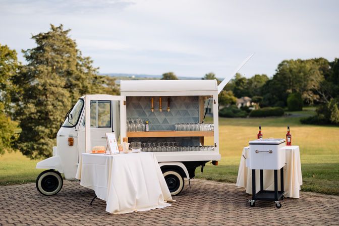 Mobile Bar Serving Drinks Out of an Italian Piaggio Ape Tap Truck (BYOB) image 1