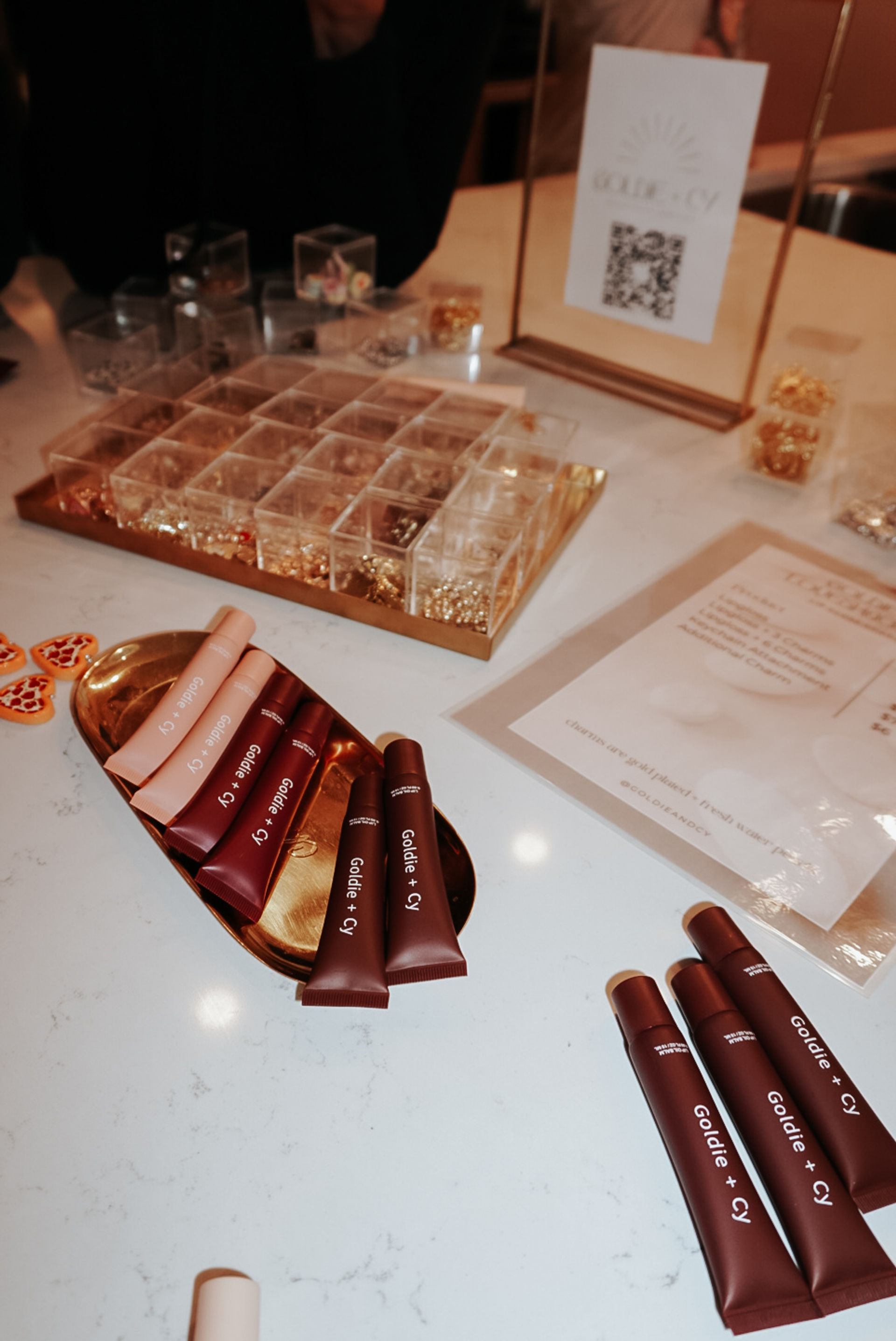 Private Lipgloss Charm Bar Party with Goldie + Cy image 2