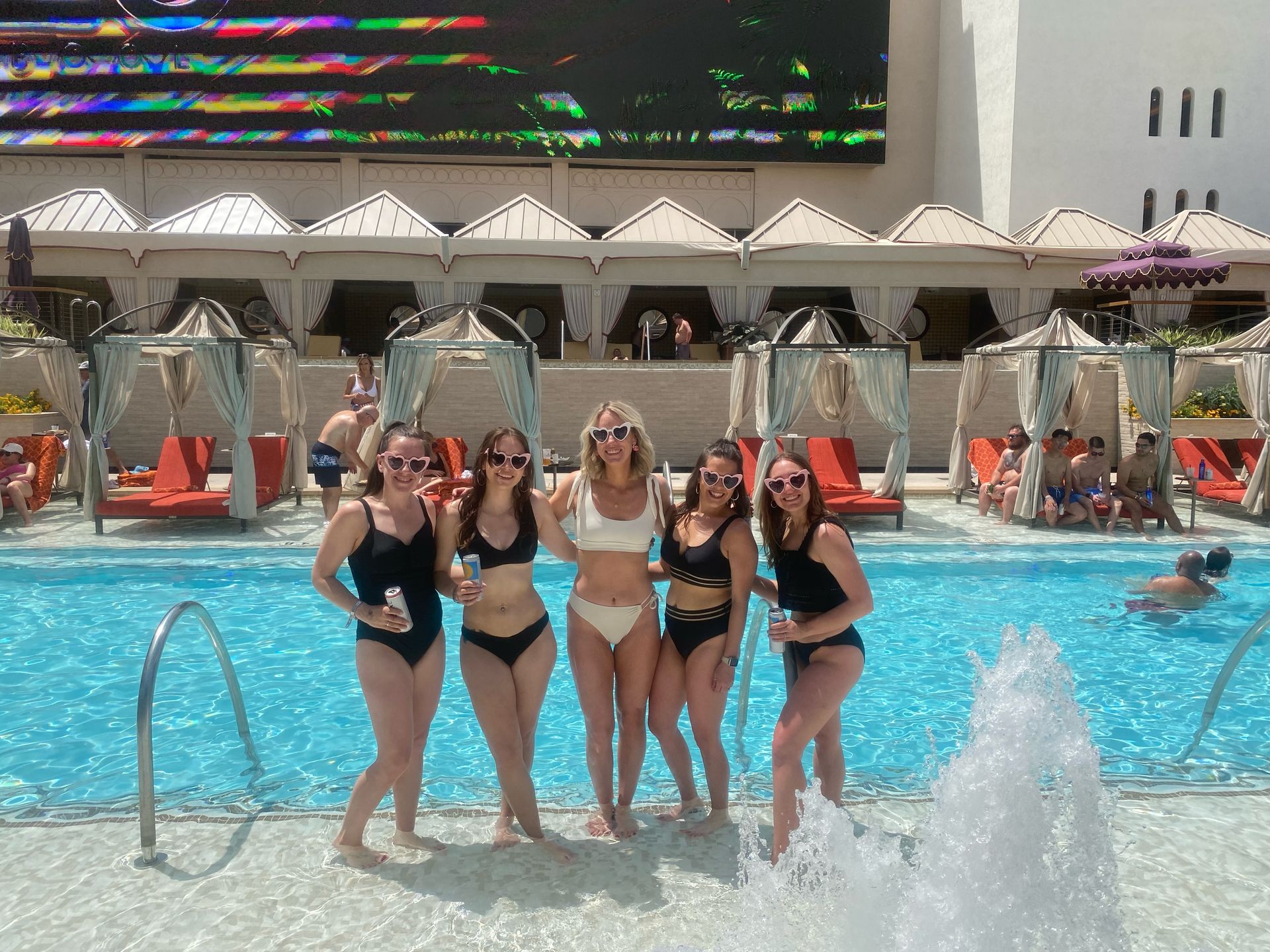 Las Vegas: Pool Crawl with Free Drinks on the Party Bus