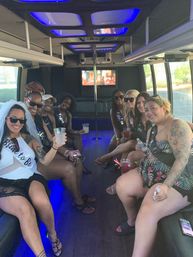 Private VIP Dayclub & Poolside Tour on Luxe Party Bus with Free Drinks image 11