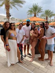 Private Poolside Dayclub Tour: Luxe Party Bus with VIP Host, Custom Stops, & Free Drinks image 9
