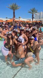 Private Poolside Dayclub Tour: Luxe Party Bus with VIP Host, Custom Stops, & Free Drinks image