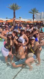 Private VIP Dayclub & Poolside Tour on Luxe Party Bus with Free Drinks image