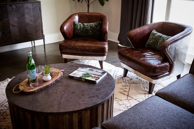 Aviator-Themed 3BR Escape with Skyline Views & Rooftop Vibes image 5