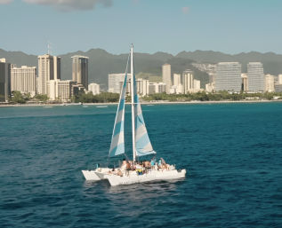 Waikiki Private Boat Charter: Sunset Cruises, Snorkeling & Party Catamaran for Groups image 11