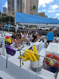 Waikiki Private Boat Charter: Sunset Cruises, Snorkeling & Party Catamaran for Groups image 14