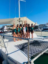 42' Catamaran Tour of Cabo San Lucas Bay with Food & Open Bar Included image 3