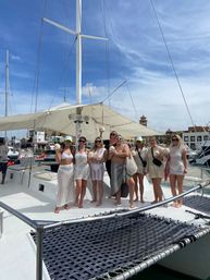 42' Catamaran Tour of Cabo San Lucas Bay with Food & Open Bar Included image 6