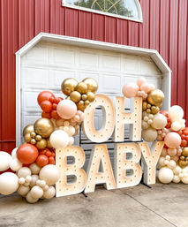The Ultimate Party Glow Up: Custom Decor with Balloon Arches, Backdrops, Marquee Numbers & More image 19