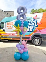 The Ultimate Party Glow Up: Custom Decor with Balloon Arches, Backdrops, Marquee Numbers & More image 16