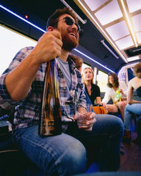 Party on Wheels By Ocean & King Street: Luxury BYOB Bus with Up to 28 Guests image 3