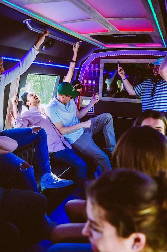 Party on Wheels By Ocean & King Street: Luxury BYOB Bus with Up to 28 Guests image 4
