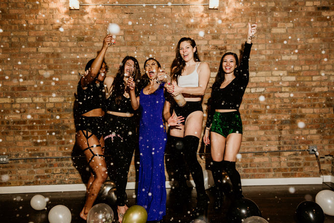 Ultimate Pole, Chair, Twerk, and Silks Party Experience: Money Gun and Complimentary Rosé & Strawberries image 10