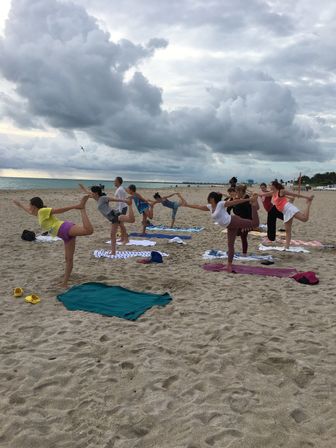 Beach Yoga Class on Beautiful Miami Beaches of Your Choice image 4