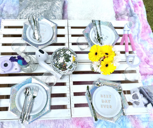 Custom Glam Picnic in a NYC Park image 3