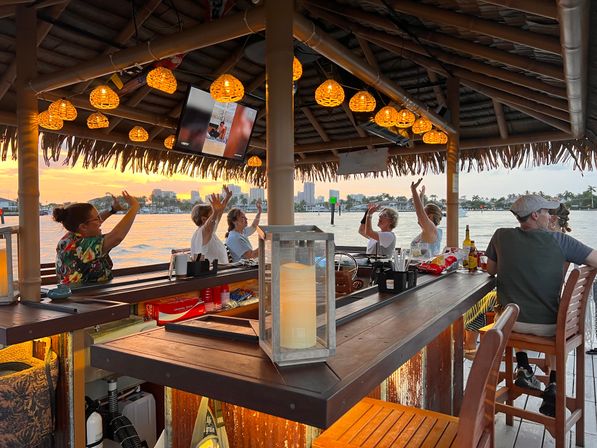 Private Floating Tiki Bar with Captain + Fully Stocked Cash Bar image 25
