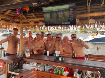 Private Floating Tiki Bar with Captain + Fully Stocked Cash Bar image 4