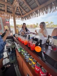 Private Floating Tiki Bar with Captain + Fully Stocked Cash Bar image 8