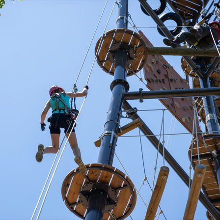 Unique Outdoor Adventure Climbing + Ziplining on North America's Largest Ropes Course image 8