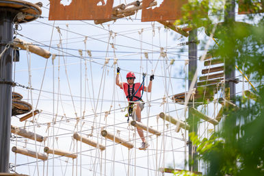 Unique Outdoor Adventure Climbing + Ziplining on North America's Largest Ropes Course image 6