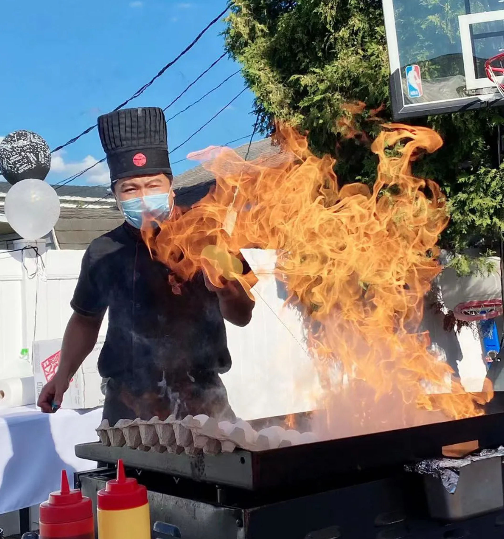 Hibachi to Home Brings the Party: Flying Shrimp, Flaming Onions, Shooting Sake & More image 1