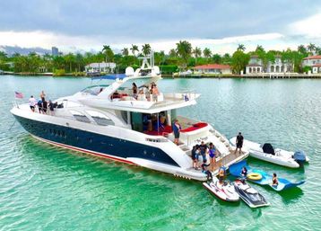 Luxury BYOB Yacht Charter Aboard 100 Azimut (Up to 13 Passengers) image 1
