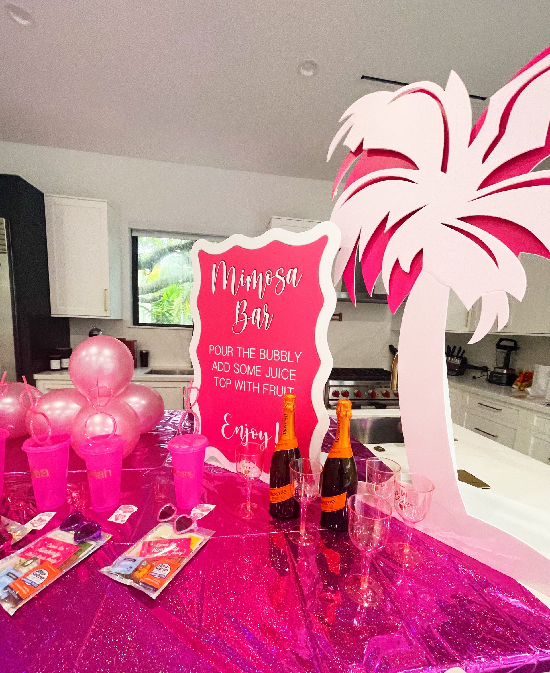 Mimosa Bar Decorating Kit, Birthday, Party Decor, 10 Pieces