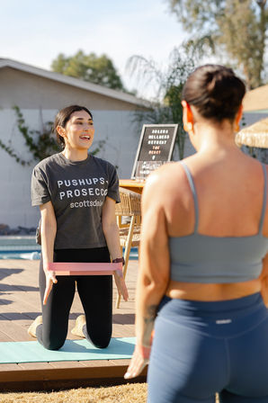 Private Strength, Mat Pilates, or Yoga Class w/ Pushups + Prosecco (Voted “Best Bachelorette Workout”) image 3