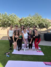 Private Strength, Mat Pilates, or Yoga Class w/ Pushups + Prosecco (Voted “Best Bachelorette Workout”) image