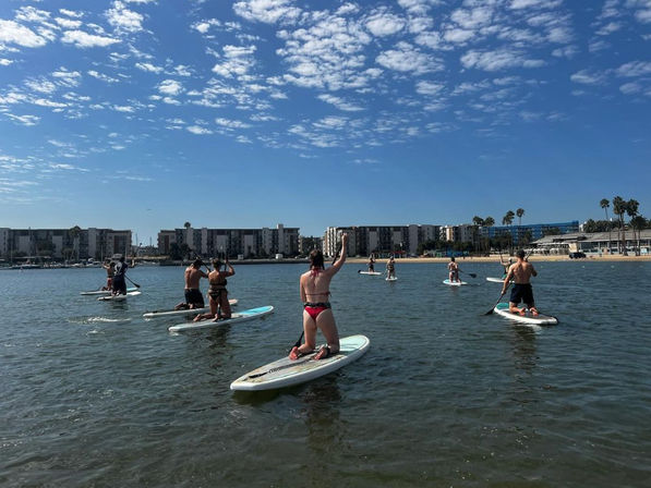 Sea Lion Stand Up Paddleboard Lesson with Tour Pics Included! image 4
